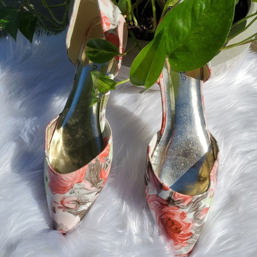 Floral Flat Shoes